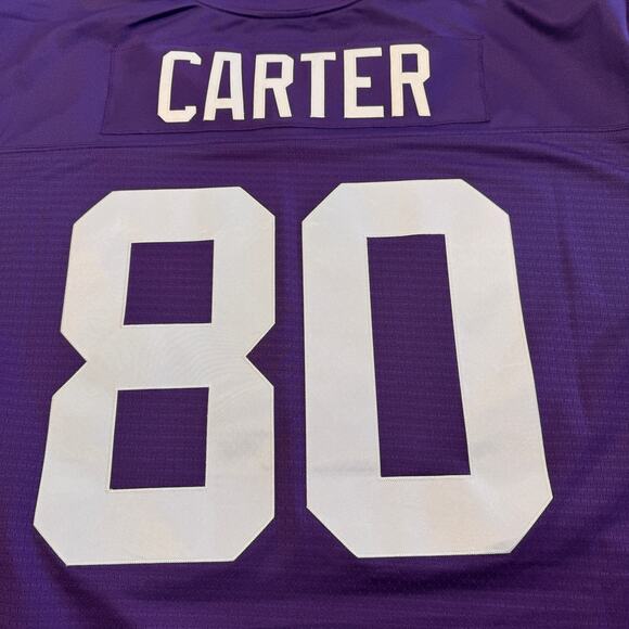 NWT Minnesota Vikings Cris Carter #80 Mitchell&Ness 1995 NFL Legacy Jersey  XL - Picture 5 of 9